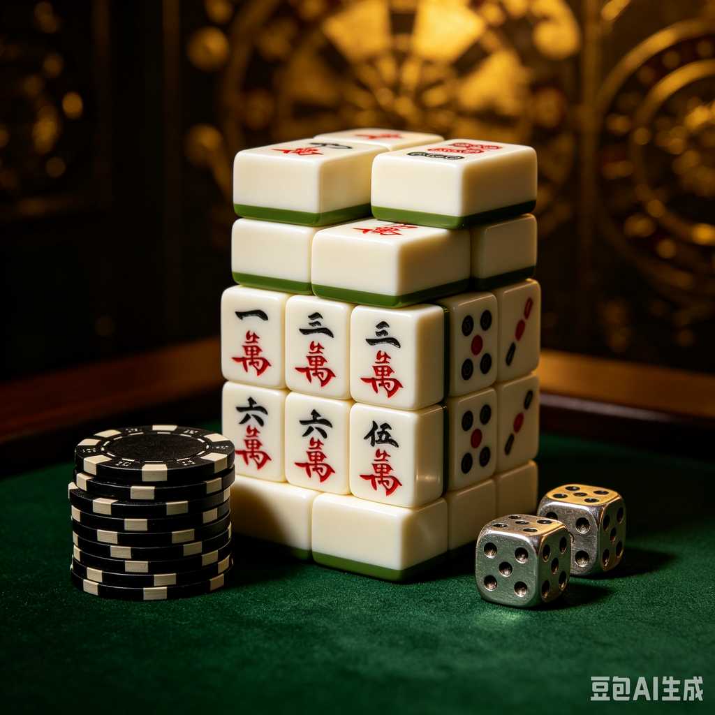 engraved texture mahjong tiles